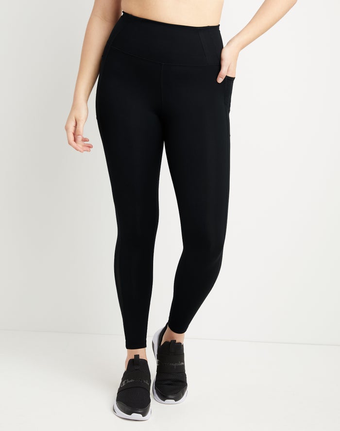 Champion All In 7/8 Pocket Legging Dames - Zwart - Belgie 9348YTEGU